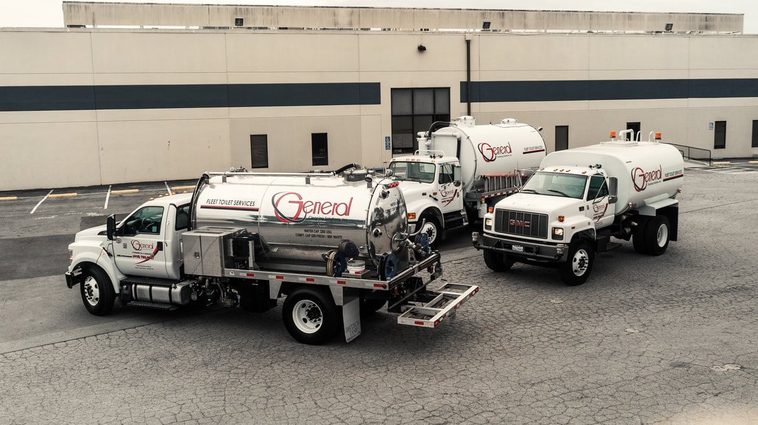 Lavatory service trucks